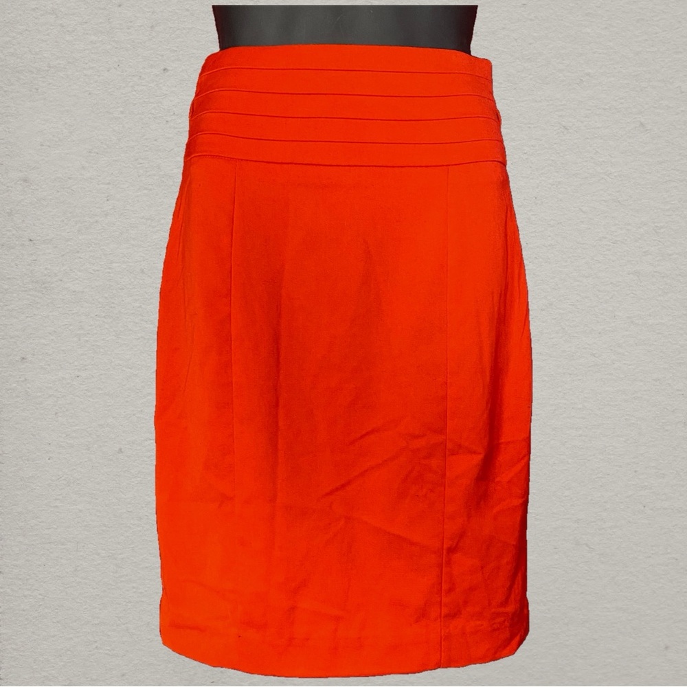 H&M Vibrant Red/Orange Pencil Skirt
